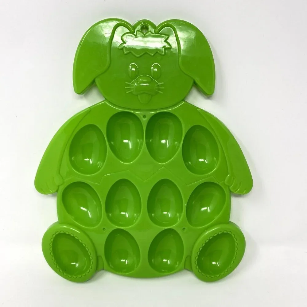 Target Egg Display Tray 12 Eggs Serveware Green Plastic